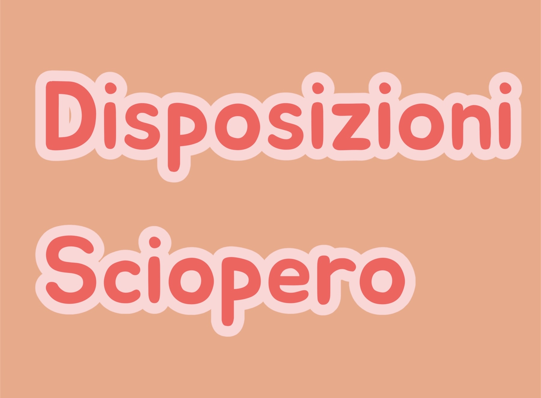Disposizioni sciopero del 16 ottobre 2026